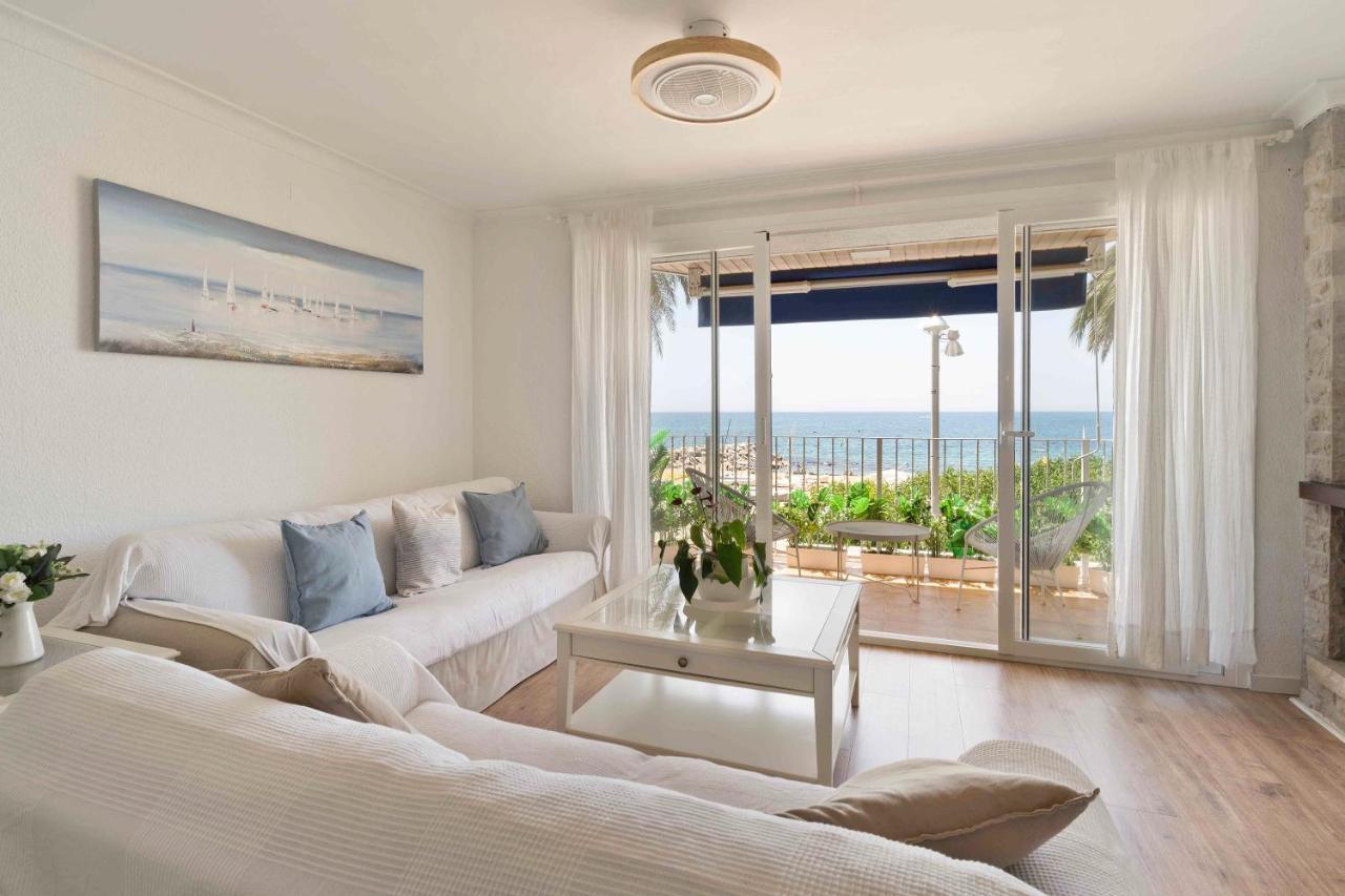 Appartamento Apartamento Primera Linea De Mar Con Espectaculares Vistas Sant Pol De Mar Esterno foto