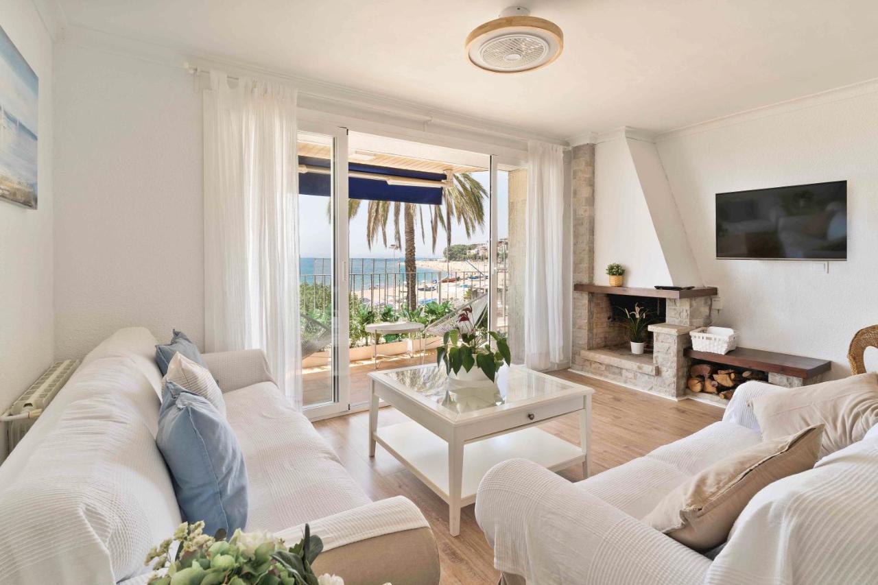 Appartamento Apartamento Primera Linea De Mar Con Espectaculares Vistas Sant Pol De Mar Esterno foto